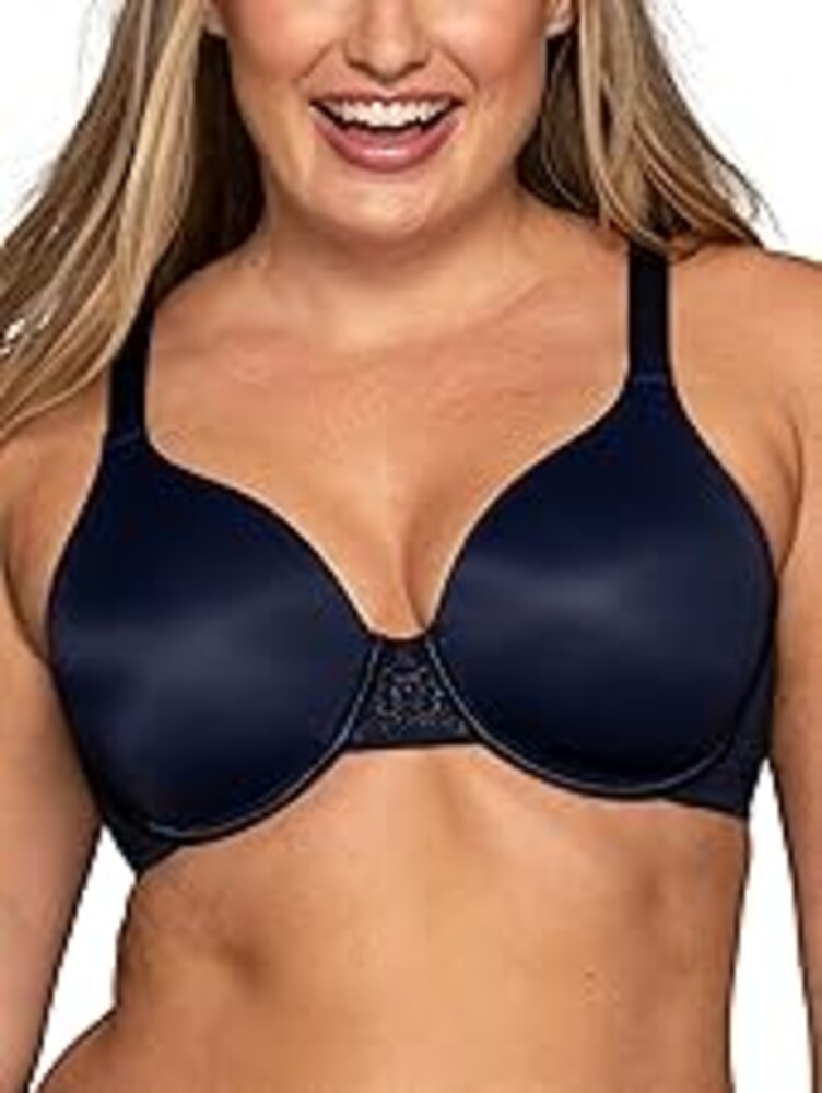 Vanity Fair Women's Full Figure Beauty Back Smoothing Bra, 4 Way Stretch Fabric, Lightly Lined Cups up to H