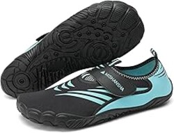 Mishansha Womens Mens Water Swim Shoes Wide Toe Box Barefoot Shoes US Size 5.5-13.5 Women / 3-11.5 Men