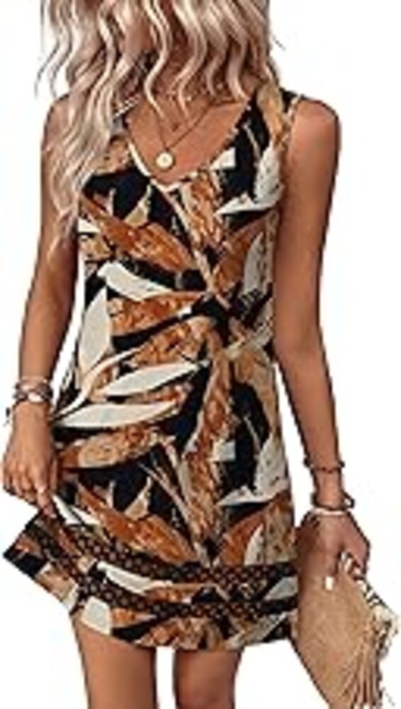 Summer Dresses for Women 2026 V Neck Sleeveless Lace Boho Dress Elegant Classy Spring Beach Vacation Outfits