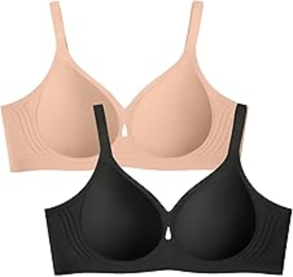 LetsJoli Wireless Bras for Women No Underwire Jelly Bras Seamless Push Up Full Coverage Bralettes Comfortable Everyday Bra