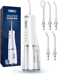 Onlyone Rechargeable Cordless Water Flosser with Adjustable Water Pressure for Daily Oral Care, Power Dental Flosser for Home and Travel Use, Portable Oral Irrigator for Sensitive Gums and Braces Care
