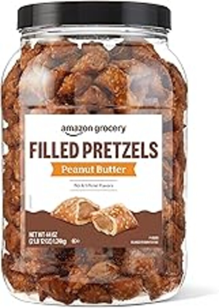 Amazon Grocery, Peanut Butter Filled Pretzels, 44 Oz