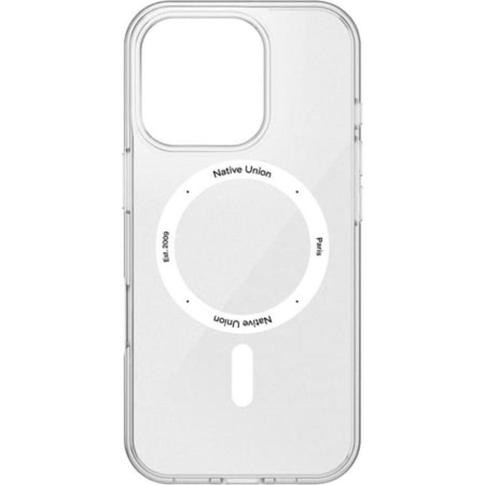 Native Union (Re)Clear Case – Transparent Anti-Yellowing MagSafe Compatible – for iPhone 16 Pro