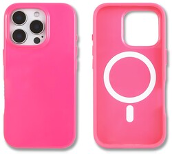 Sonix Case for iPhone 16 Pro | Compatible with MagSafe | 10ft Drop Tested | Gloss Hot Pink