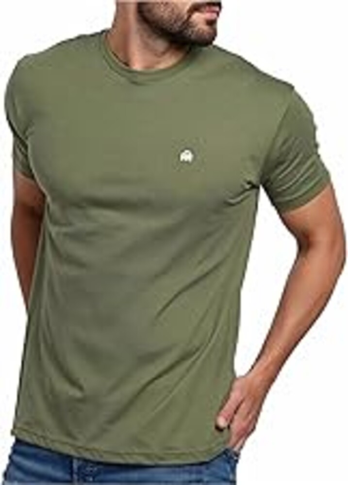 INTO THE AM Mens T Shirts Soft Cotton Blend Crew Neck Tee S - 4XL Athletic Fit Plain Casual T-Shirt for Men