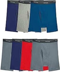 Fruit of the Loom Men's Coolzone Boxer Briefs, Moisture Wicking & Breathable