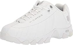 K-Swiss Men's ST329 CMF Sneaker, Wide Tennis Walking Shoes Leather Upper