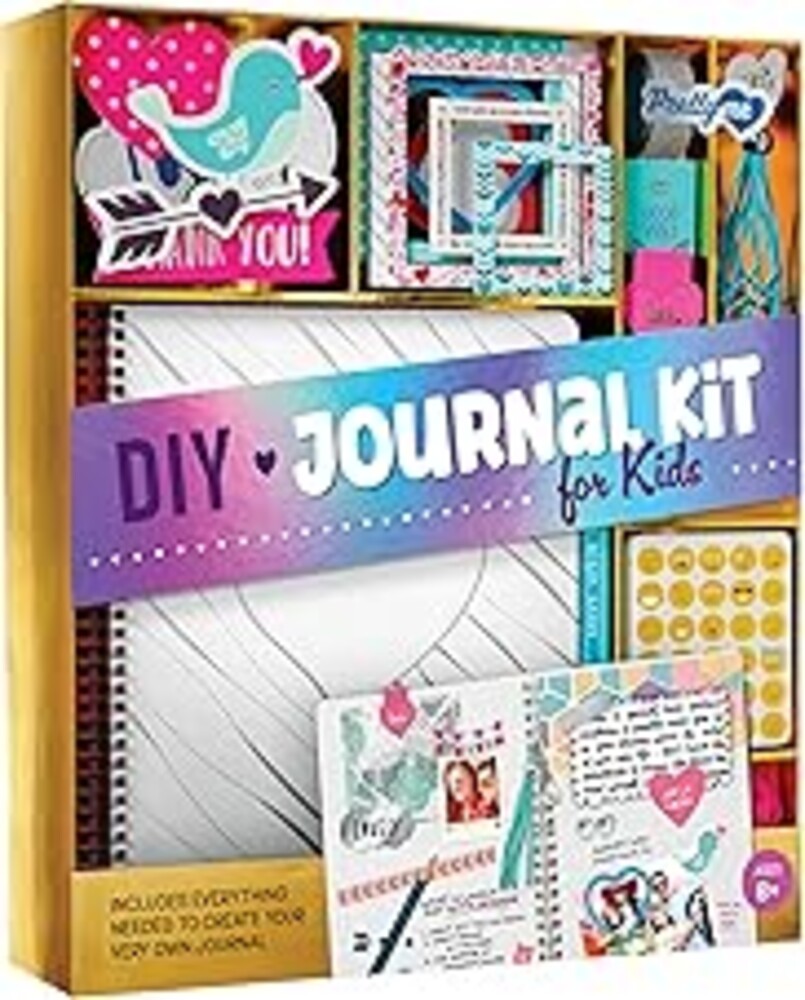 Pretty Me DIY Journal Kit for Girls - Gift for 8-14 Year Old Girl - Cool Birthday Gifts Ideas for Teens - Fun, Cute Art & Crafts Kits for Tween Teenage Kids- Scrapbook & Diary Supplies Toy Set