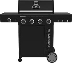 Charbroil Performance Series 4-Burner Gas Grill Cabinet with Side Burner, Black - 463253925