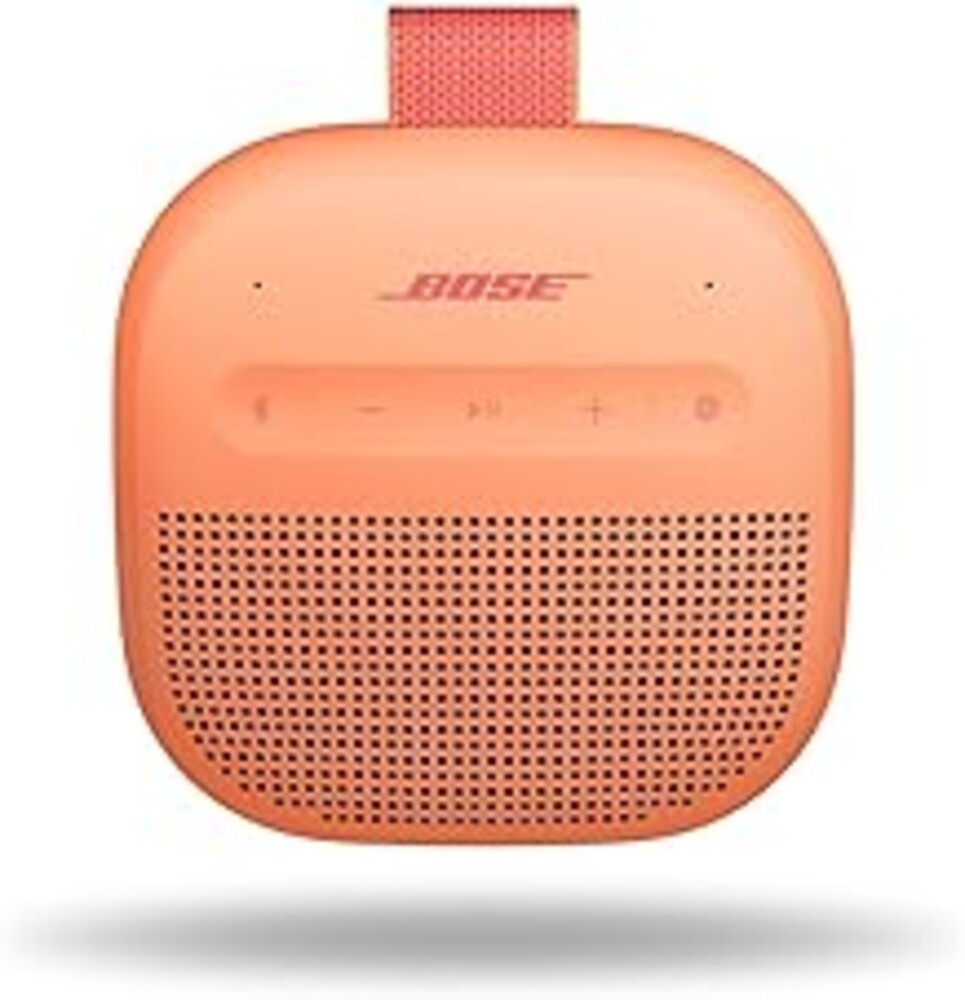 Bose SoundLink Micro Portable Bluetooth Speaker (2nd Gen), Wireless Outdoor Speaker, Up to 12 Hours Battery Life, Waterproof and Dustproof, Sunset Peach - Limited Edition Color