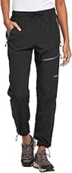 baleaf Women's Hiking Pants Quick Dry Lightweight Water Resistant Elastic Waist Cargo Pants for All Seasons