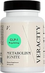 Veracity Metabolism Ignite - Boosts GLP-1 to Reduce Appetite and Cravings for Clinically Proven Weight Loss - Natural GLP-1 & Metabolic Support Supplement - Burns Fat - Side Effect Free - 30 Serving
