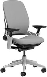 Steelcase Leap Office Chair - Ergonomic Work Chair with Wheels for Carpet Flooring - Supports Unique Body Shape - with Natural Glide System & Liveback Technology - Night Owl