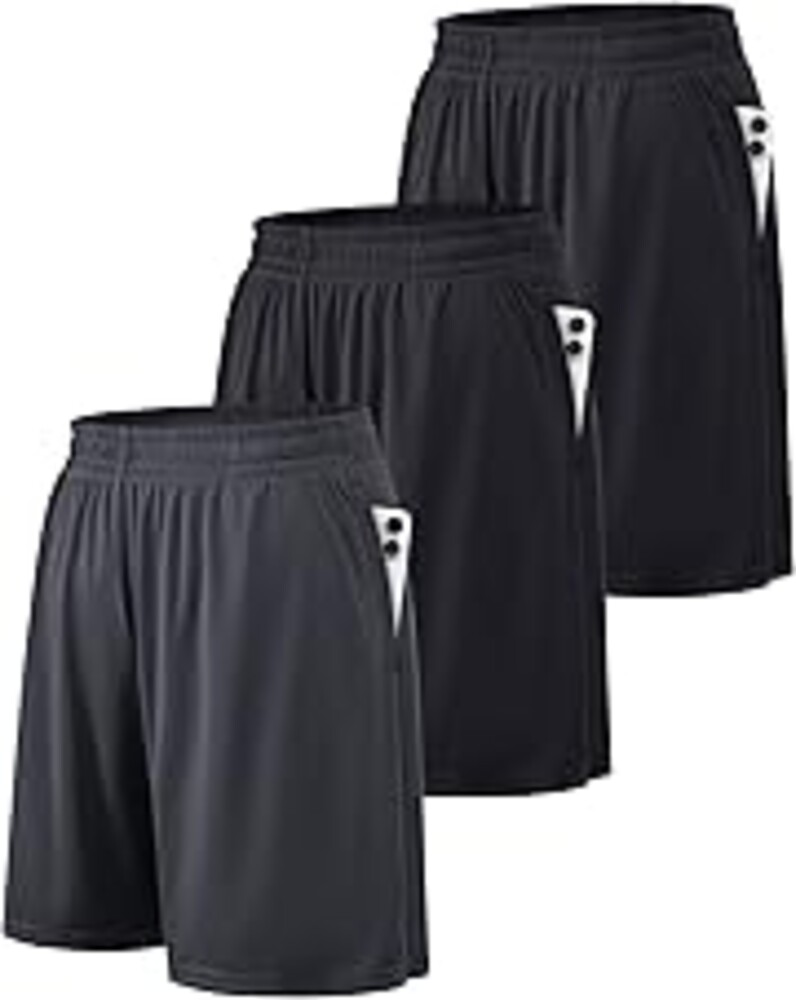 BALENNZ Athletic Shorts for Men with Pockets and Elastic Waistband Quick Dry Activewear