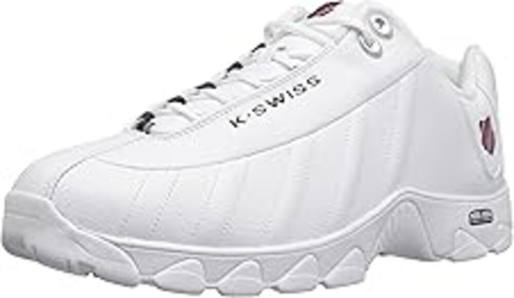 K-Swiss Men's ST329 CMF Sneaker, Wide Tennis Walking Shoes Leather Upper