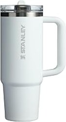 STANLEY Quencher ProTour Flip Straw Tumbler with Leakproof Lid 30 oz | Built-In Straw and Handle | Cup Holder Compatible for Travel | Insulated Stainless Steel Cup | BPA-Free | Frost