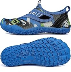 UBFEN Water Shoes for Kids Boys Girls Aqua Socks Barefoot Beach Sports Swim Pool Quick Dry Lightweight Toddler Little Big Kid