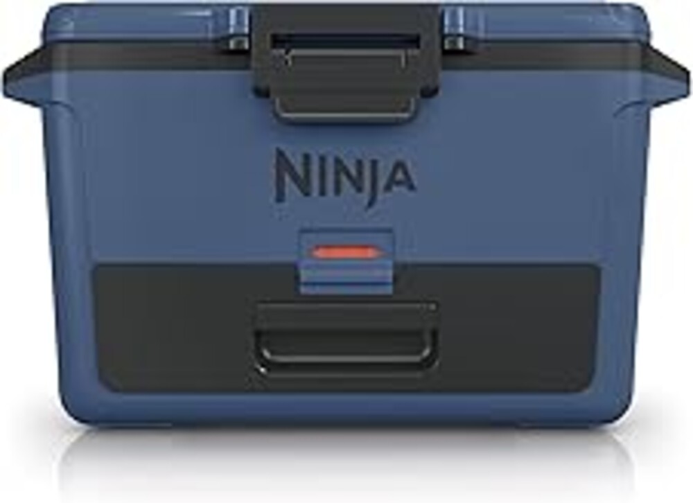 Ninja FB151BL FrostVault 50qt Hard Cooler with Dry Zone, Integrated Fridge-Temp Dry Storage Drawer, Premium Heavy-Duty Insulated Cooler, Keeps Ice for Days, Lakeshore Blue