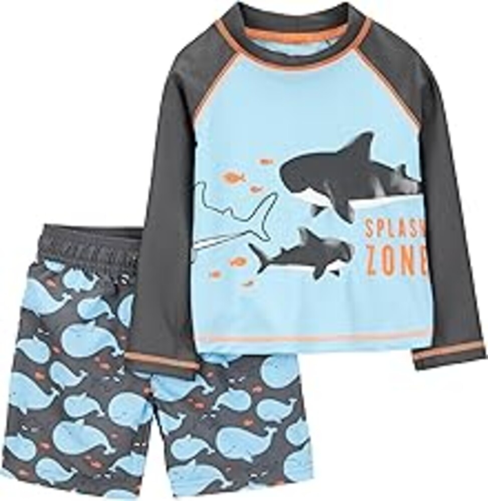 Simple Joys by Carter's Baby Boys' Swimsuit Trunk and Rashguard Set