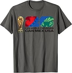 FIFA World CUP26 FIFA Host Country Trophy Color T-Shirt
