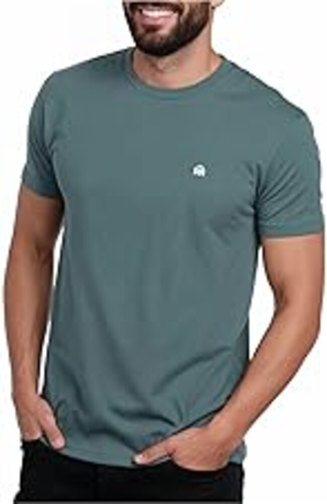 INTO THE AM Men's Plain Tees - Fitted Crewneck T-Shirts Casual Gym Workout Black White Short Sleeve Tshirts Shirts for Men