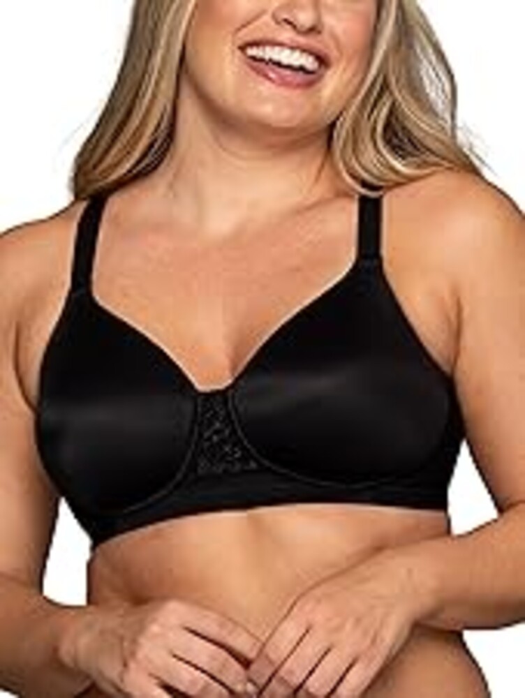 Vanity Fair Women's Full Figure Beauty Back Smoothing Bra, 4 Way Stretch Fabric, Lightly Lined Cups up to H