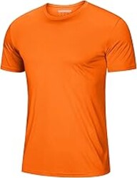 MAGCOMSEN Men's Short Sleeve UPF 50+ T-Shirt Quick Dry Workout Athletic Running Swim Tops Tee Rash Guard Performance Shirts