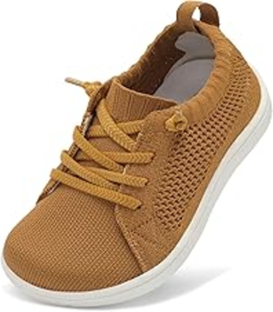 LeIsfIt Toddler Shoes Girls Boys Wide Shoes Kids Zero Drop Minimalist Sneakers Barefoot Slip on Tennis Sneakers