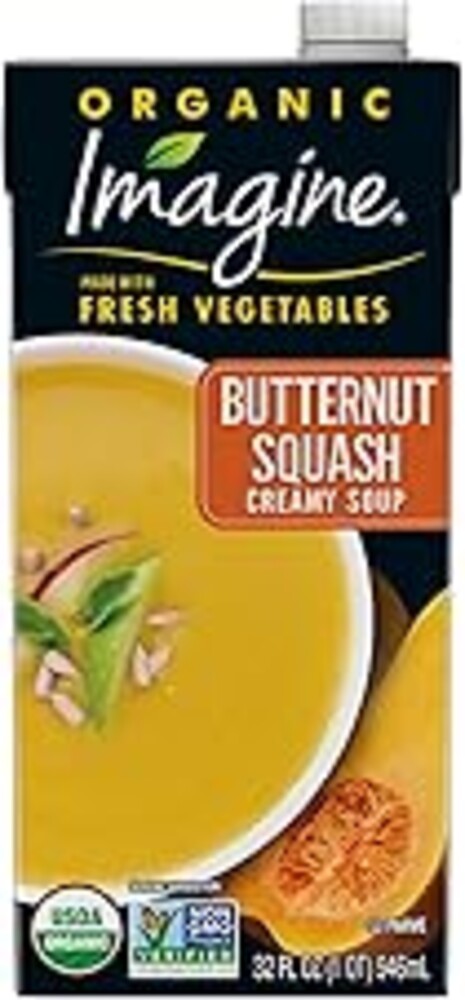 Imagine Organic Butternut Squash Creamy Soup 32 fl. oz (Pack of 6)