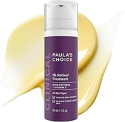 Paula's Choice CLINICAL 1% Retinol Face Treatment with Peptides, Vitamin C & Licorice Extract, Anti-Aging Skin Care Serum, Fine Lines & Wrinkles, Fragrance Free