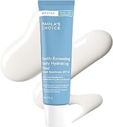 Paula's Choice RESIST Daily Hydrating Fluid Face Moisturizer with SPF 50 Sunscreen, Face Sunscreen for Oily Skin, Chamomile & Vitamin E, UVA/UVB Protection, Fragrance-Free, TSA Friendly