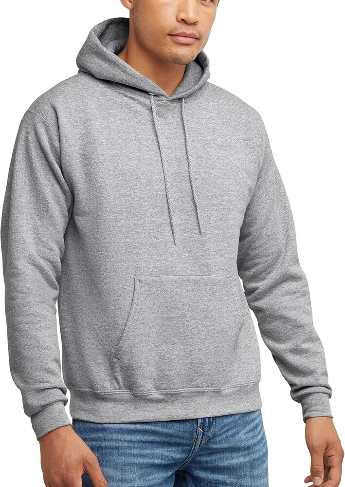 Hanes Men's EcoSmart Hoodie, Midweight Fleece, Pullover Hooded Sweatshirt