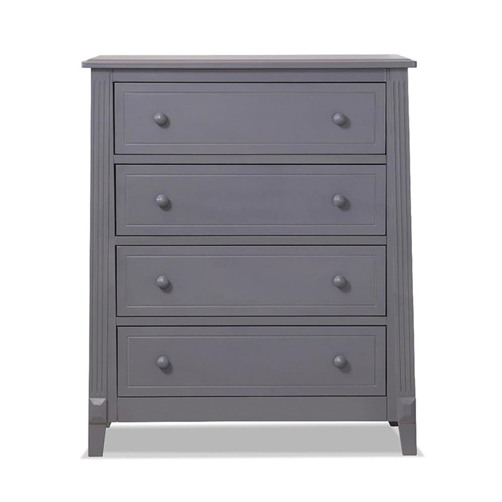 Sorelle Furniture Berkley Baby Dresser – Dresser for Nursery, Kids Bedroom Furniture, Dresser Drawers, Nightstand for Child’s Room with Drawers, Nursery Furniture for Infant-Weathered Gray