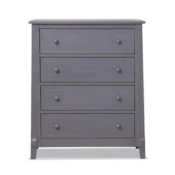 Sorelle Furniture Berkley Baby Dresser – Dresser for Nursery, Kids Bedroom Furniture, Dresser Drawers, Nightstand for Child’s Room with Drawers, Nursery Furniture for Infant-Weathered Gray