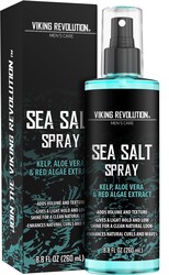 Viking Revolution Sea Salt Spray for Men - Hair Texturizing Spray with Kelp, Aloe Vera and Red Algae Extract - Surf Sprays to Add Volume and Texture for Men and Women Beach Hair - 8.8oz
