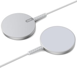 ESR 2 Pack for Magsafe Charger, 15W Wireless Charger, for iPhone 17-12, AirPods 4/3/Pro/Pro 2, Galaxy S26/S25, Strong Magnetic Charging Pad with Type-C Cable, White