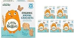 Little Bellies Organic Animal Crackers Toddler Snack, 4.58 oz (Pack of 5)