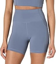 Amazon Essentials Women's Active FormFlex Buttery Soft High Waist Biker Shorts