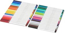 Amazon Basics Super Tip Washable Markers, 40 Vibrant Colors, Multicolored