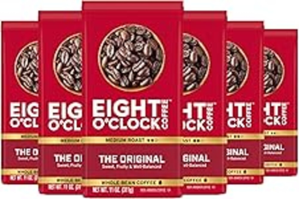 Eight O'Clock Coffee The Original Decaf, Medium Roast Ground Coffee, 100% Arabica, Kosher Certified, 11.5 Ounce (Pack of 6)