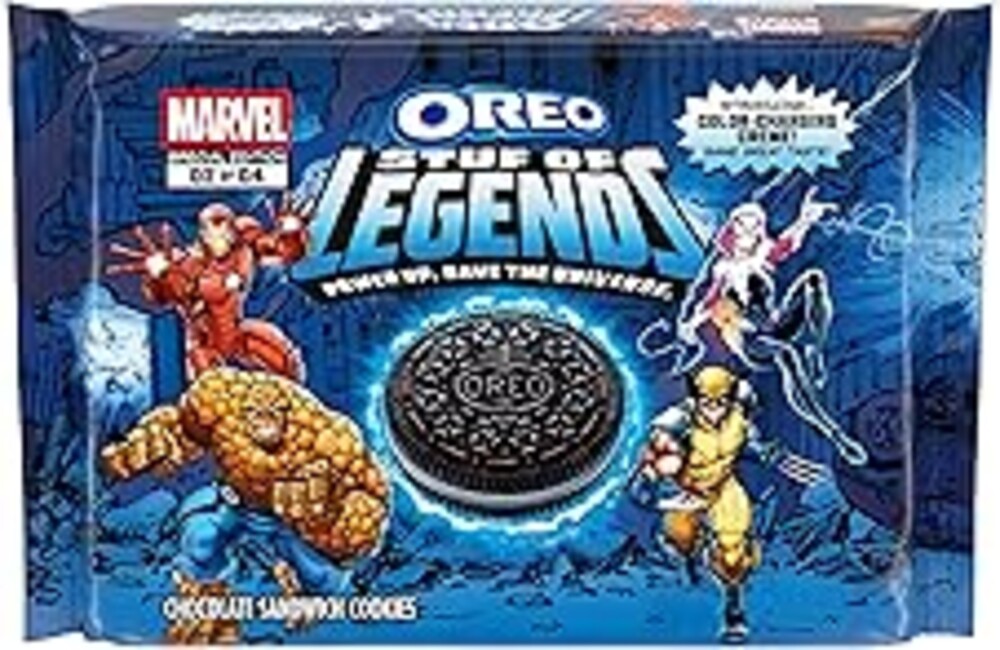 MARVEL OREO Stuf of Legends Chocolate Sandwich Cookies, Special Edition, 10.68 oz