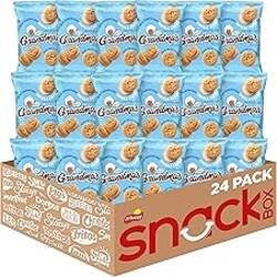 Grandma’s Mini Cookies, Vanilla Sandwich Crème Cookies, 3.71 oz Cookie Bag, (24 Pack) (Packaging May Vary)