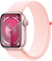 Apple Watch Gen 9 Series 9 41mm Pink Aluminum - Light Pink Sport Loop MR953LW/A