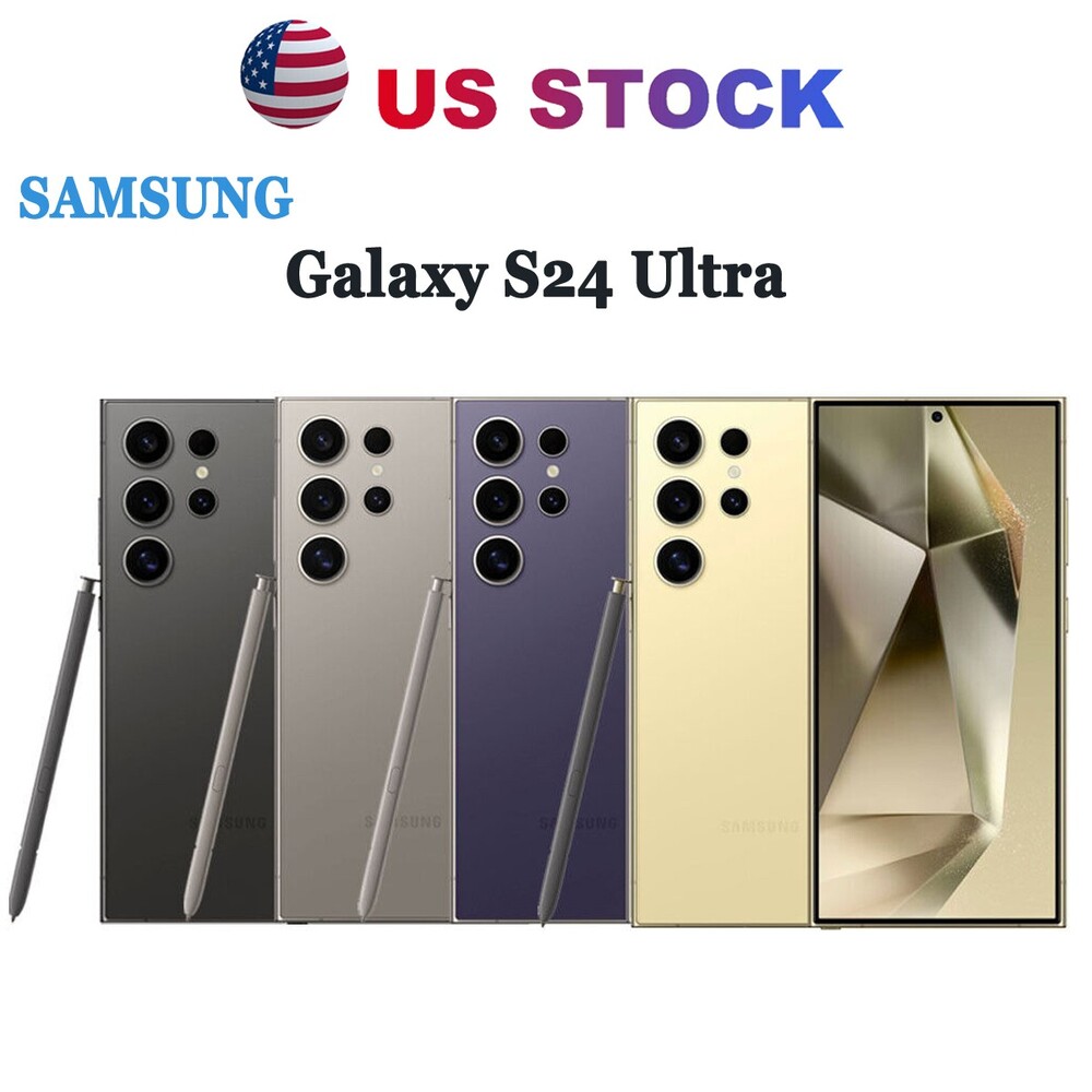 【SEALED NEW】Samsung Galaxy S24 Ultra 5G 256GB Verizon AT&T Unlocked Smartphone
