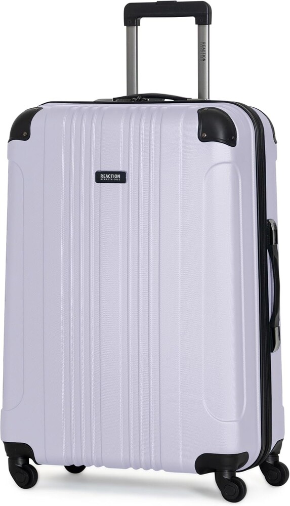 Kenneth Cole REACTION Out of Bounds Lightweight Hardshell 4-Wheel Spinner Luggage, Lavender, 28-Inch Carry On