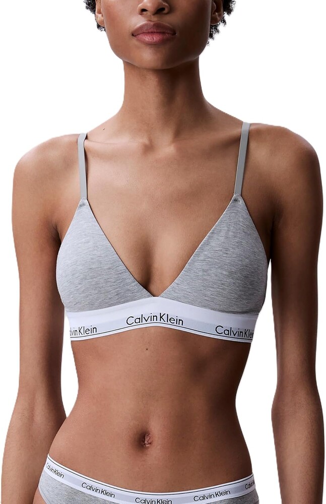 Calvin Klein Women's Modern Cotton Lightly Lined Triangle Wireless Bralette