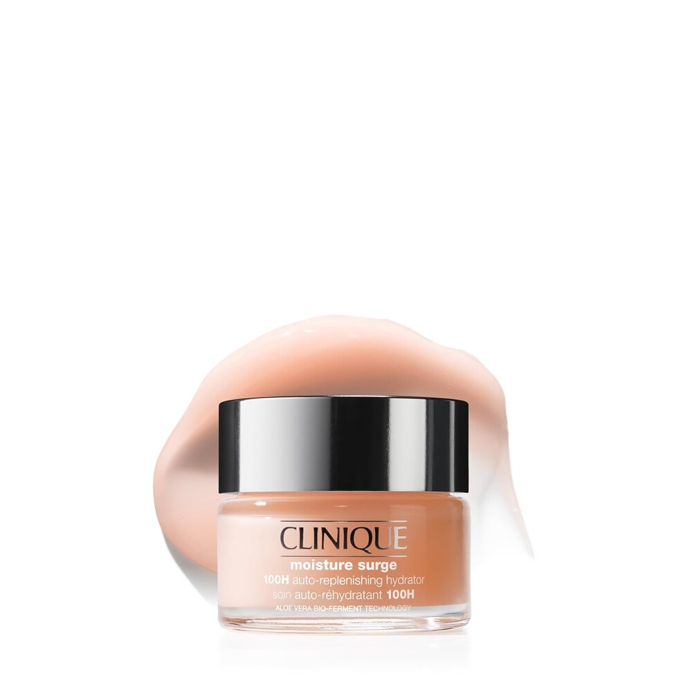 Clinique Moisture Surge 100H Auto-Replenishing Hydrator Oil Free Face Moisturizer | With Hyaluronic Acid, Aloe Bioferment and Vitamins C + E | For All Skin Types | Hydrating + Moisturizing