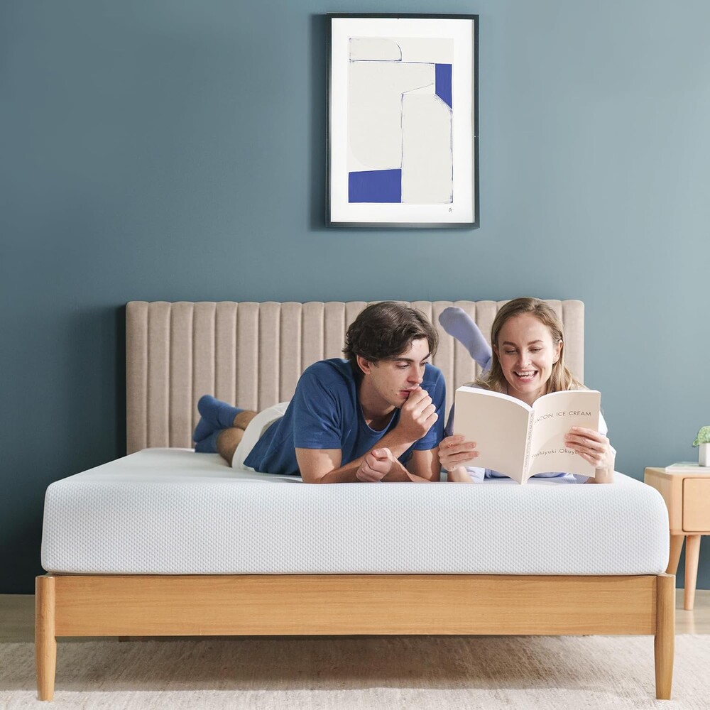Zinus 8 Inch Green Tea Cooling Memory Foam Mattress [New Version], Full, Fiberglass Free, Medium Firmness, Cooling Gel Foam, Certified Safe Foams & Fabric, Mattress in A Box