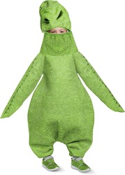 Disney Nightmare Before Christmas Oogie Boogie Costume, Official Oogie Boogie Green Costume, Toddler Size (4-6)