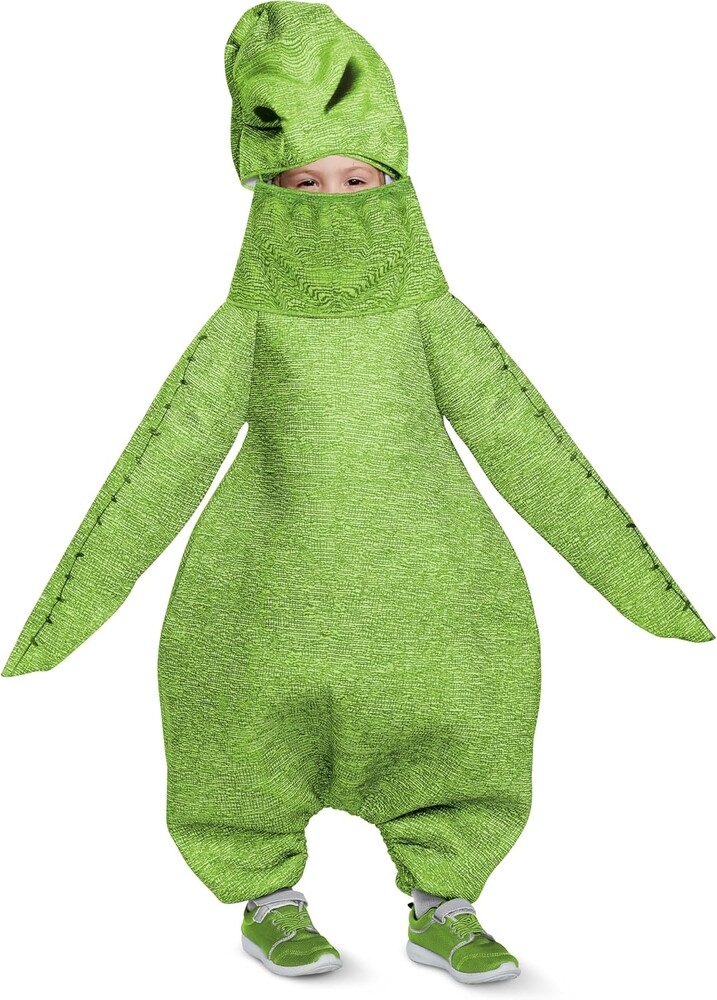 Disney Nightmare Before Christmas Oogie Boogie Costume, Official Oogie Boogie Green Costume, Toddler Size (4-6)